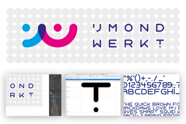 IJmond Werkt! Custom made Font design